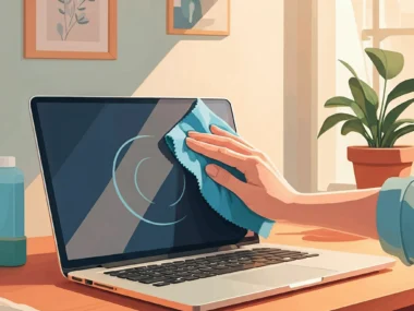 how to clean your laptop screen