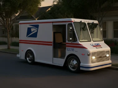 new us postal trucks