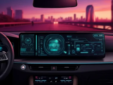 car screen dashboard