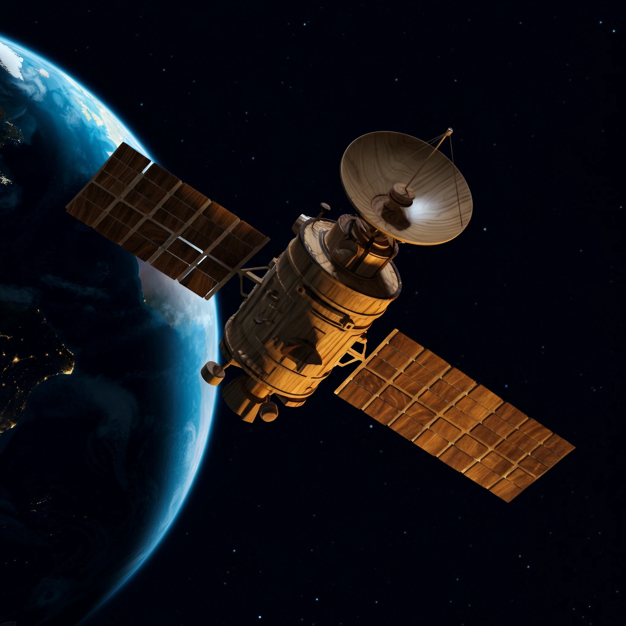 wood satellite