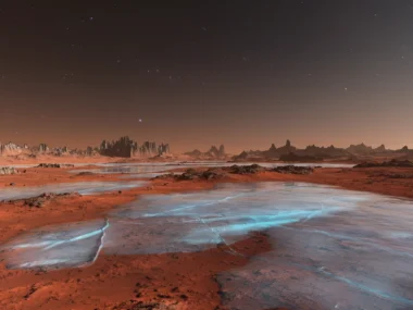 water ice on mars