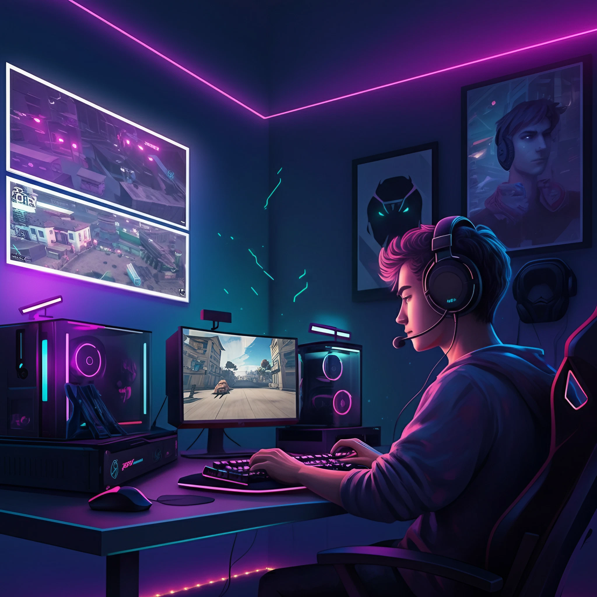 game streamer
