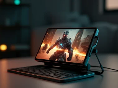portable gaming screen