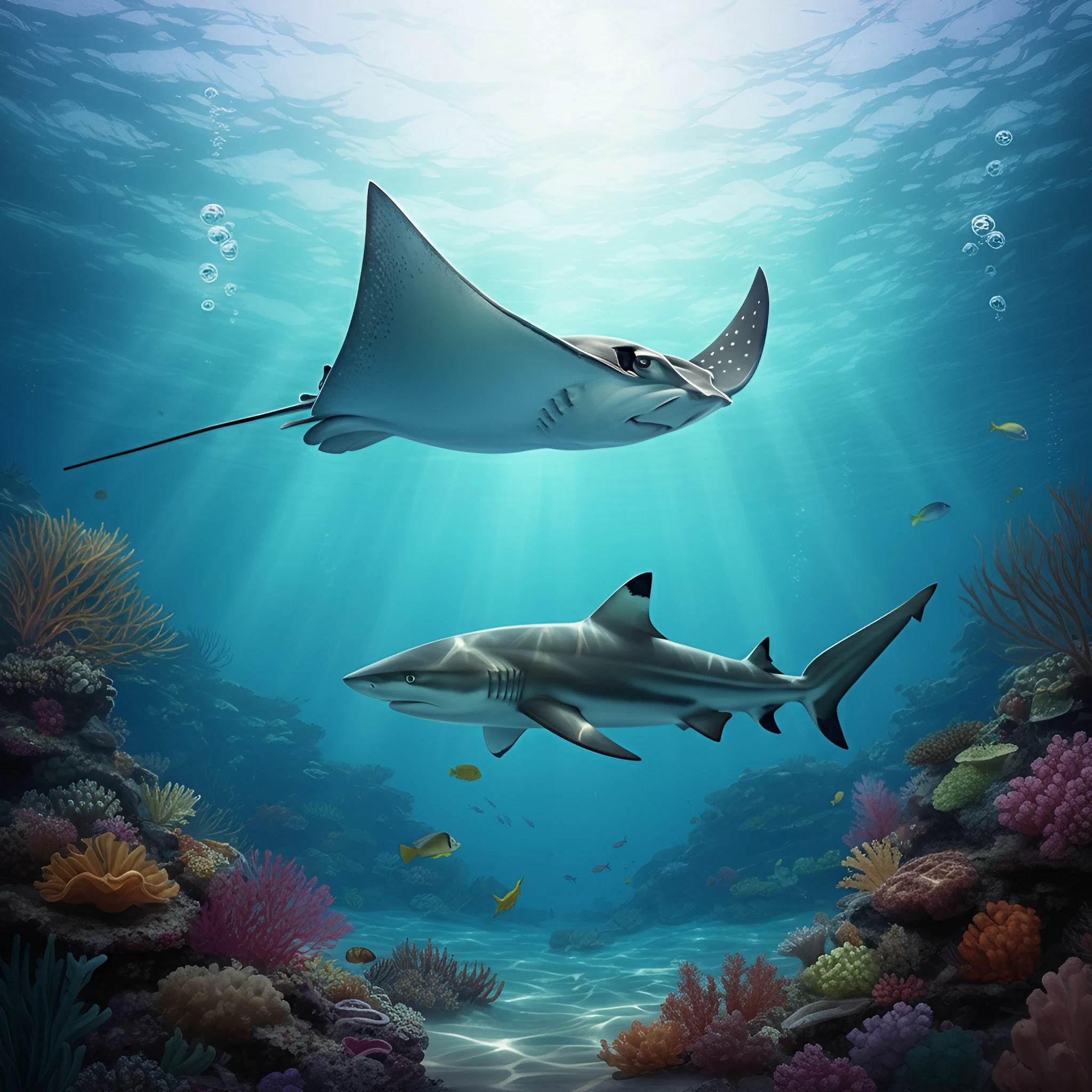 sting ray shark