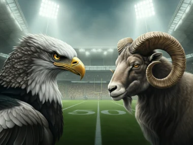 eagles vs rams channel