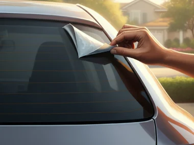 how to remove sticker from car