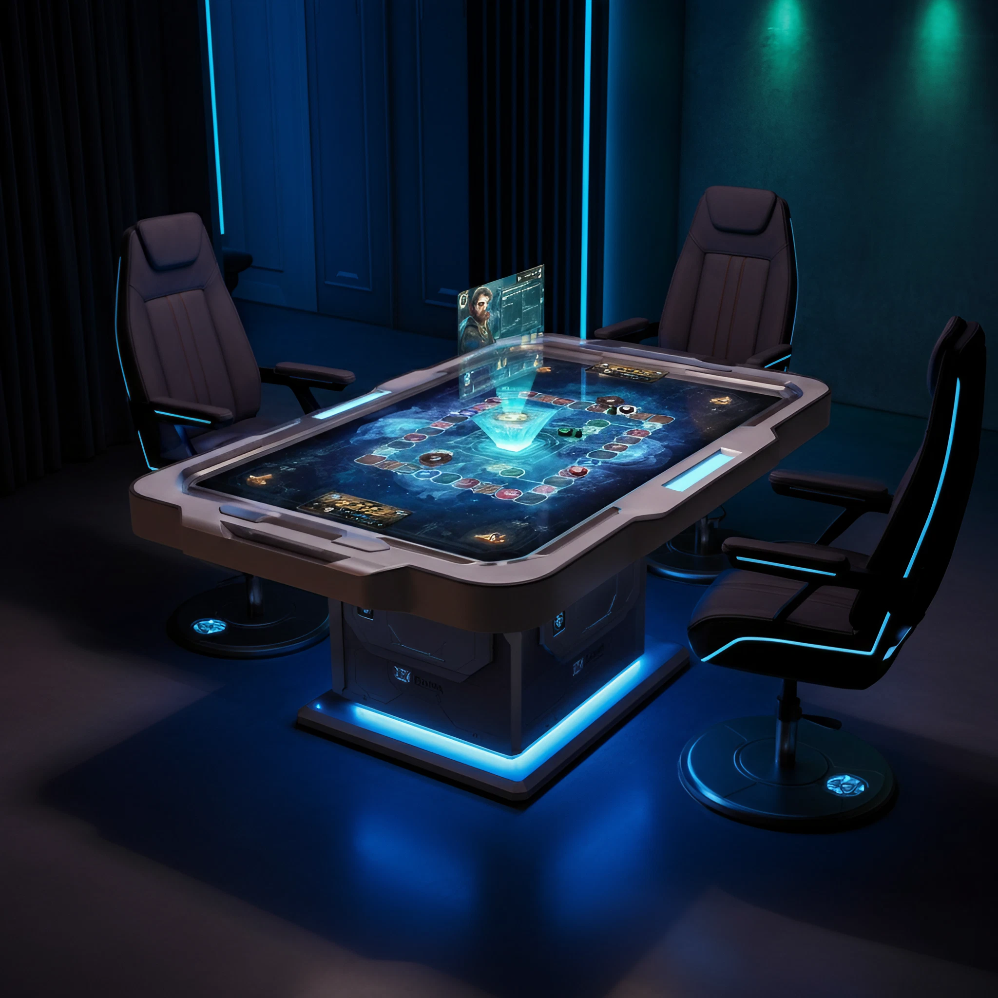 digital board game table