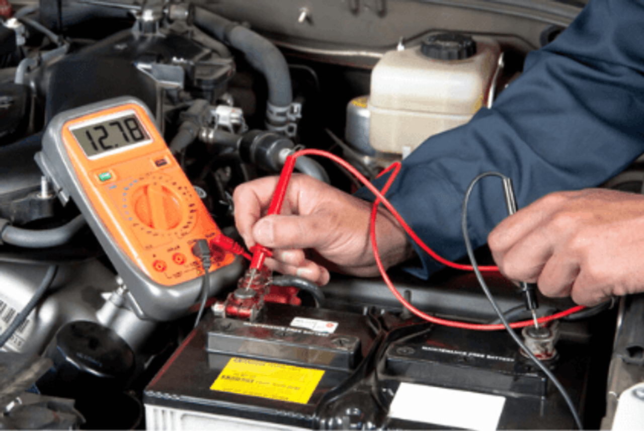 how many volts should a car battery read