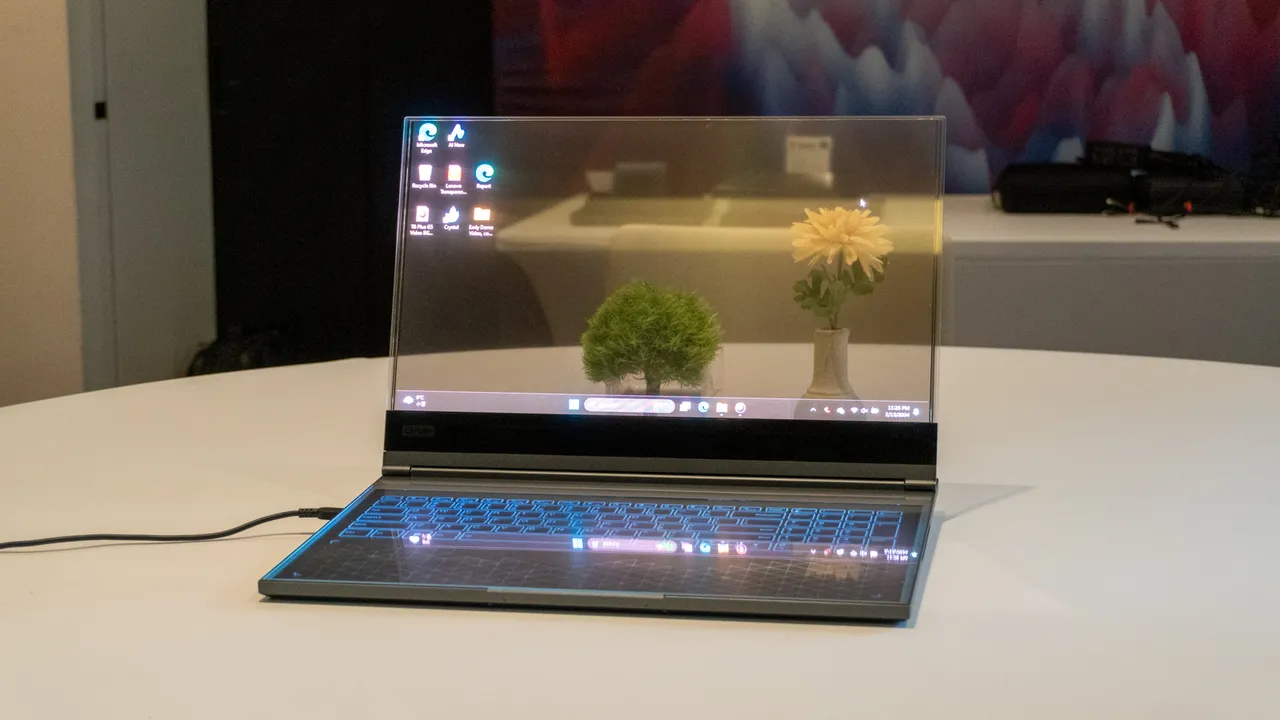 computer transparent