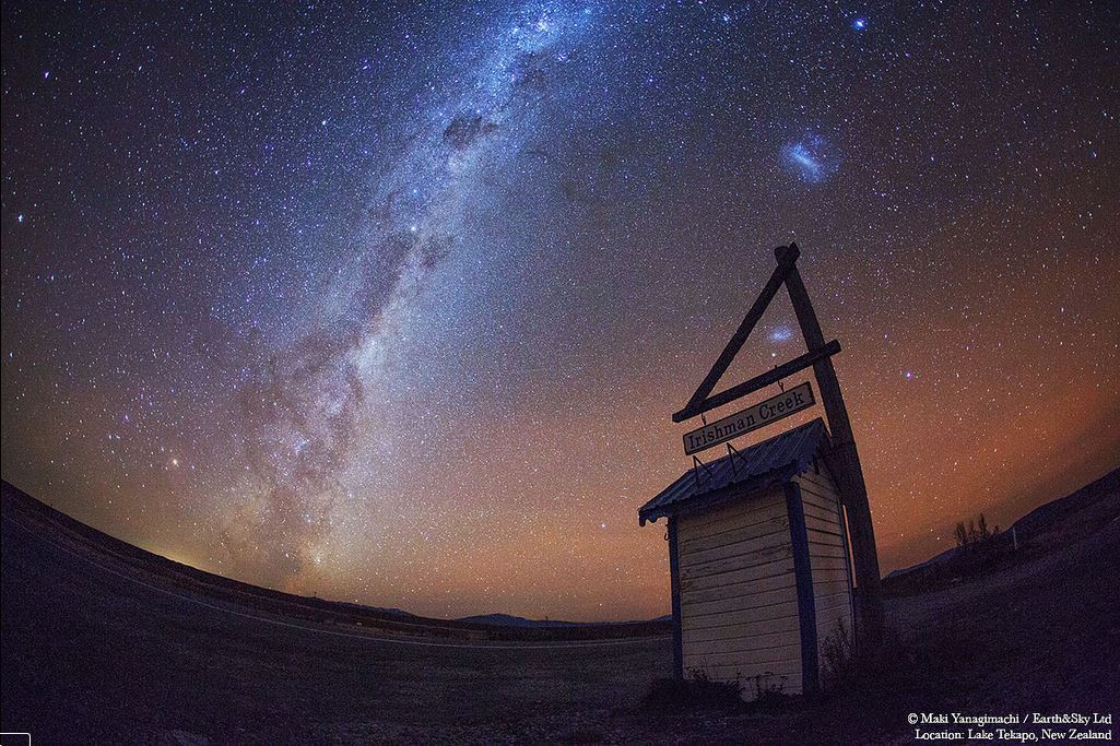 real night sky