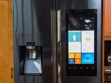 touch screen smart refrigerator