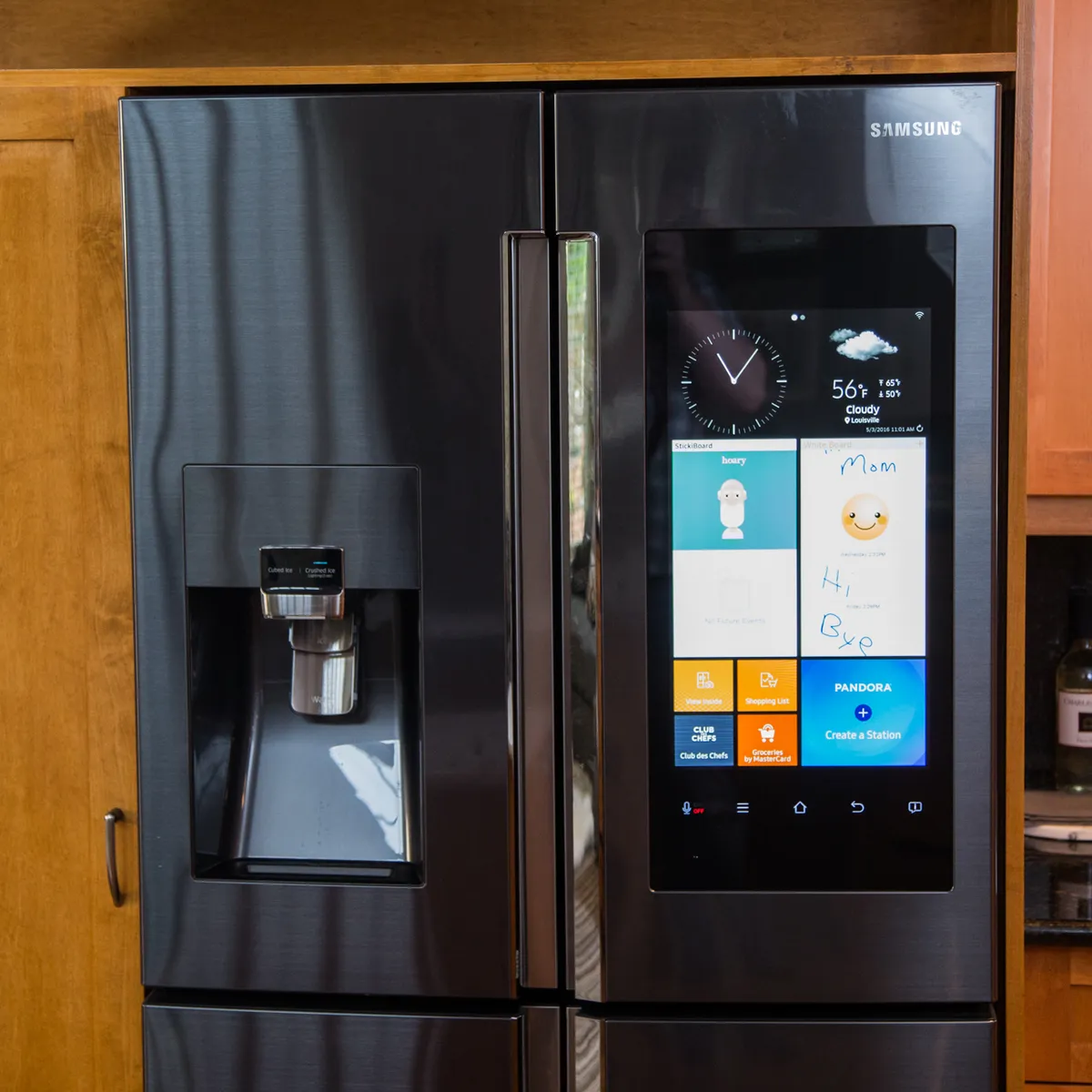 touch screen smart refrigerator