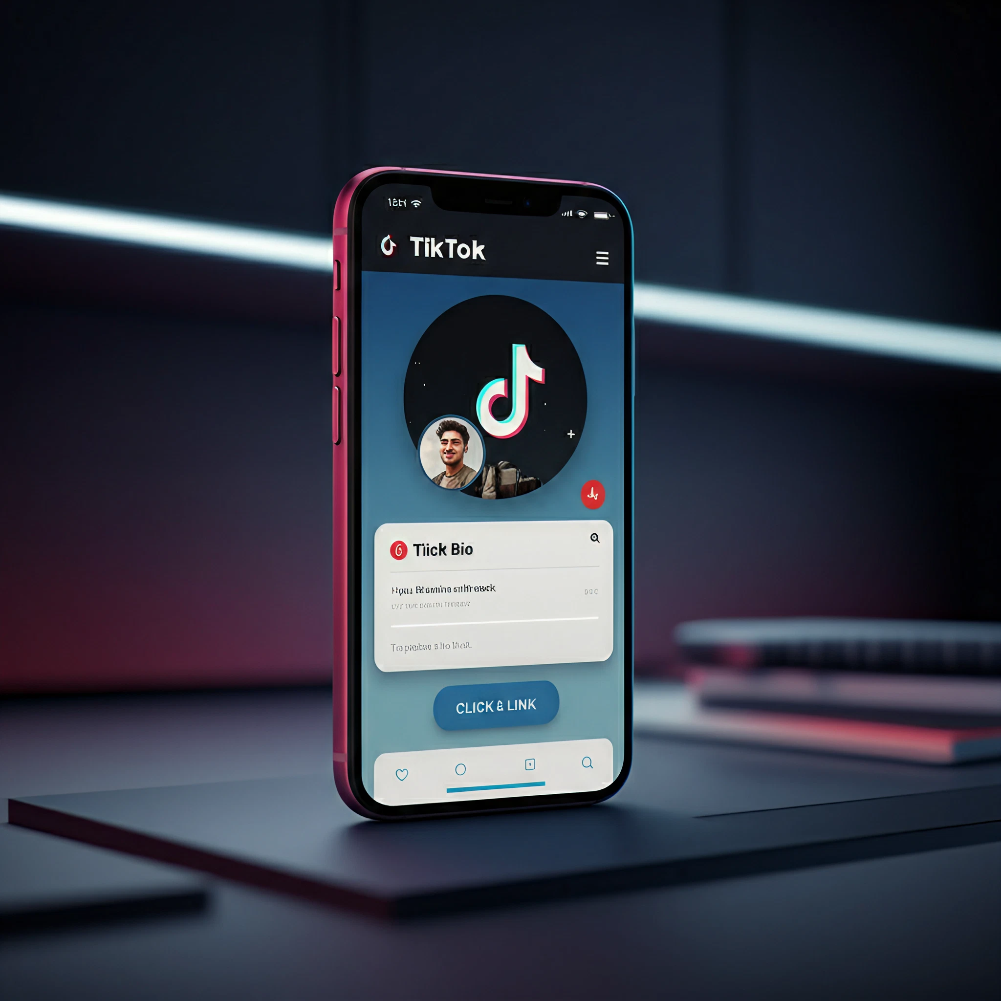 how to add link to tiktok bio without 1000 followers