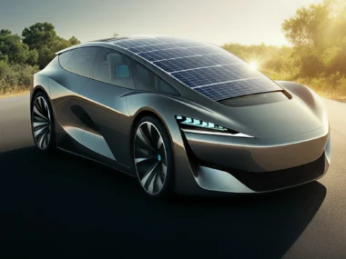 solar panel on car