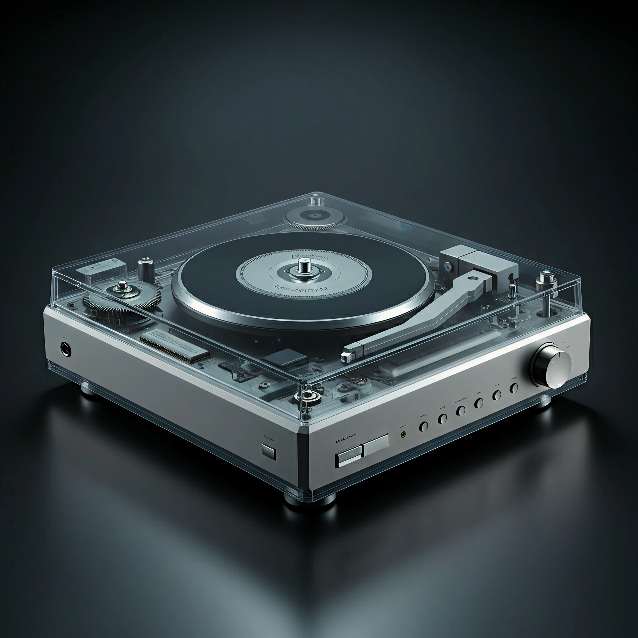 transparent cd player