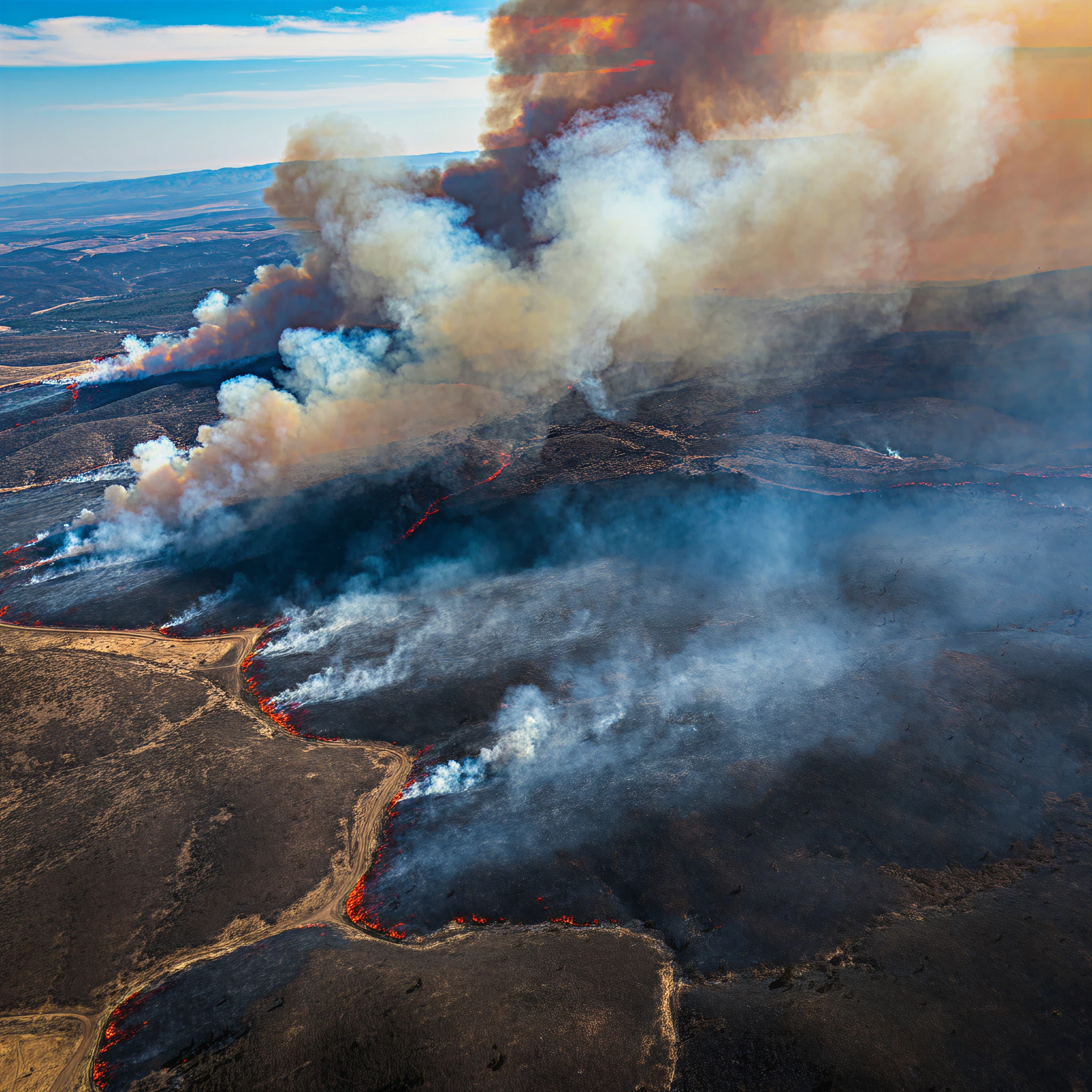 Wildfire data from NASA's airborne sensor