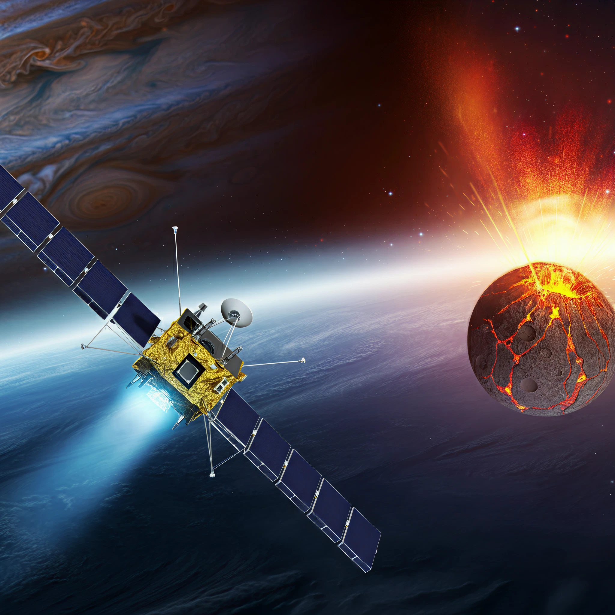 Juno mission gets under Jupiter's and Io's surface