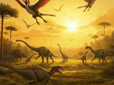 Tracks show flying giants walked with dinosaurs