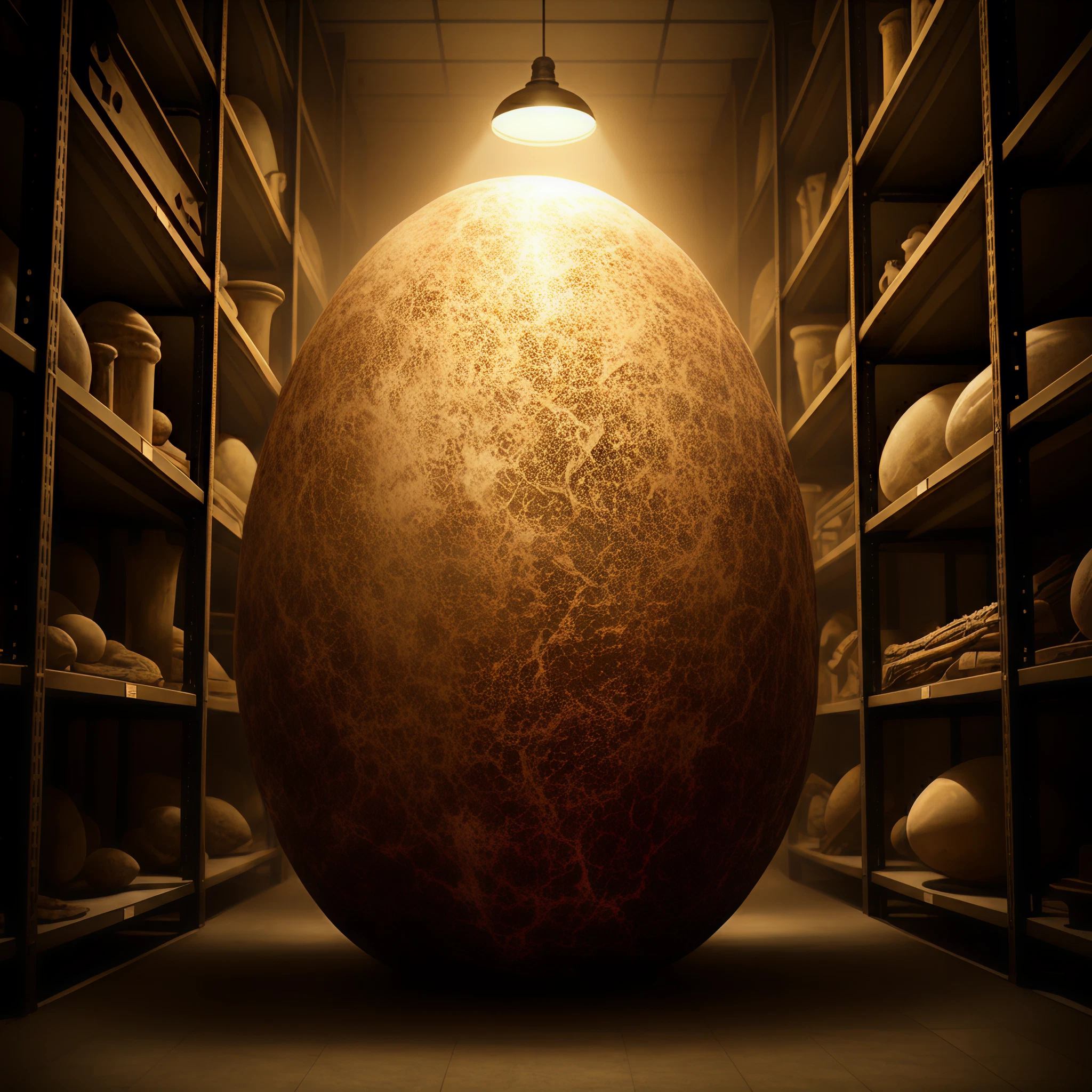 This Giant Fossil Egg Sat In A Museum Storage For Years