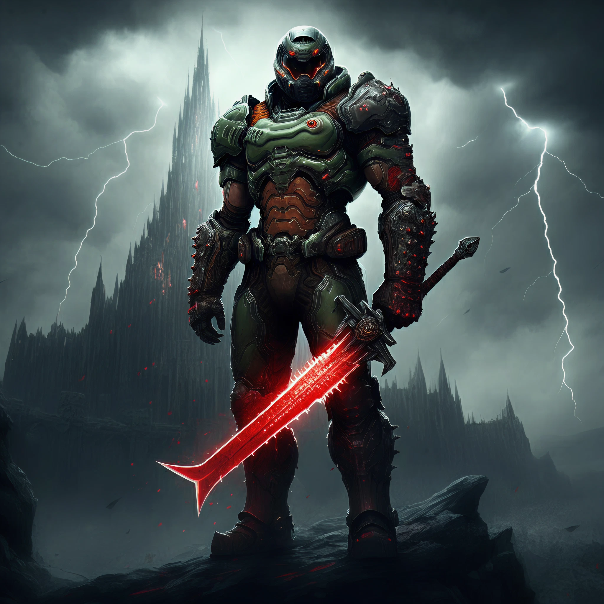 Unleash the Slayer Within with the DOOM Slayer Skin on Twitch!