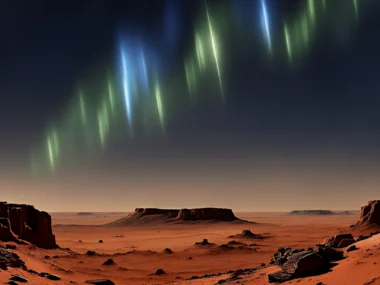 NASA Observes First Visible-light Auroras at Mars