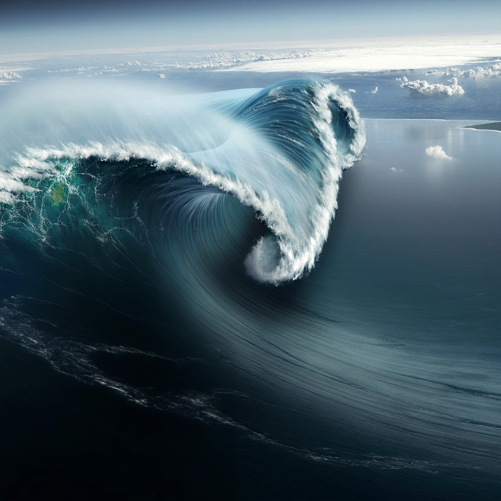 Satellite data from ship records tsunami for the first time