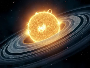 Water Discovery Around a Young Star
