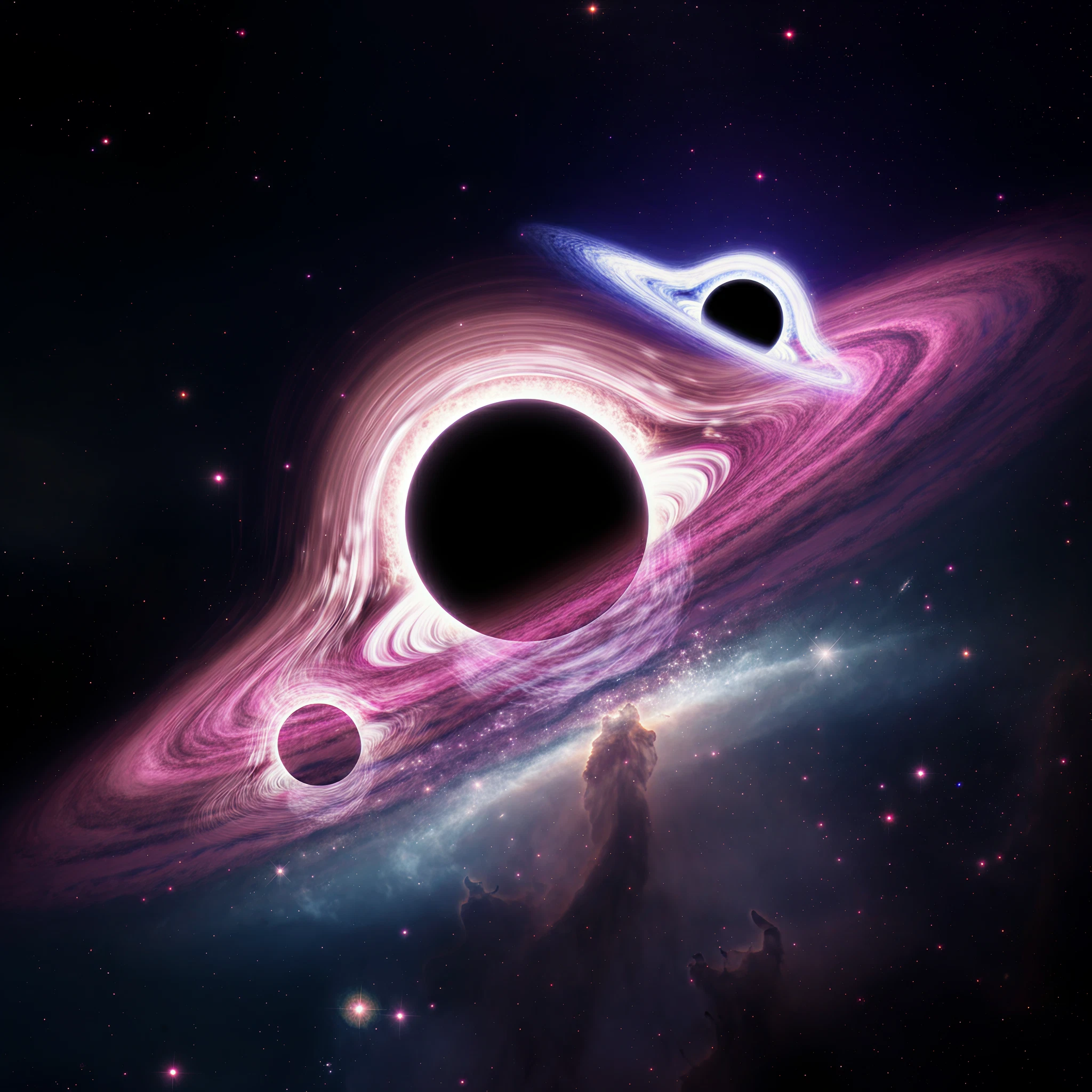 3 Black Holes Caught Eating Massive Stars in NASA Data