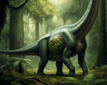 First Direct Evidence: A Giant Dinosaur with Plants in Its Stomach